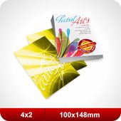 2.500 Flyers - 100x148mm Couchê - 115g - 4x2 Refile